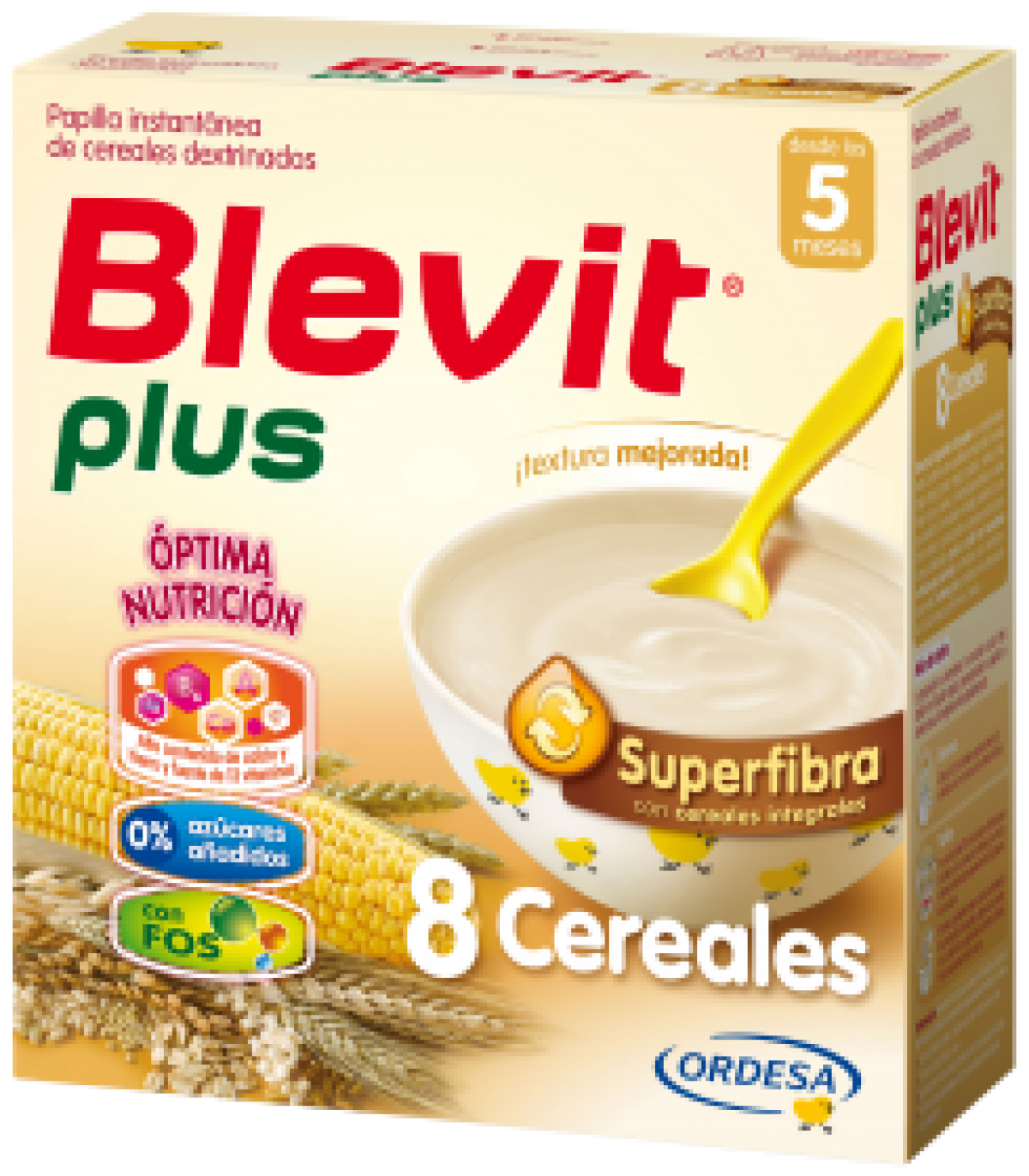 Papilla Blevit Plus Superfibra con 8 Cereales