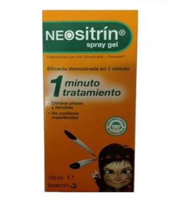 Neositrin Antipiojos Spray Gel Líquido 100 ML