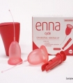 Enna Cycle Copas Menstruales Set 2 Talla M +Caja Esterilizadora+Aplicador