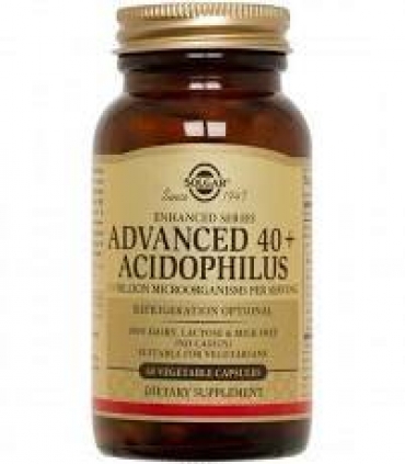 Solgar Advanced 40 + Acidophilus  60 cápsulas
