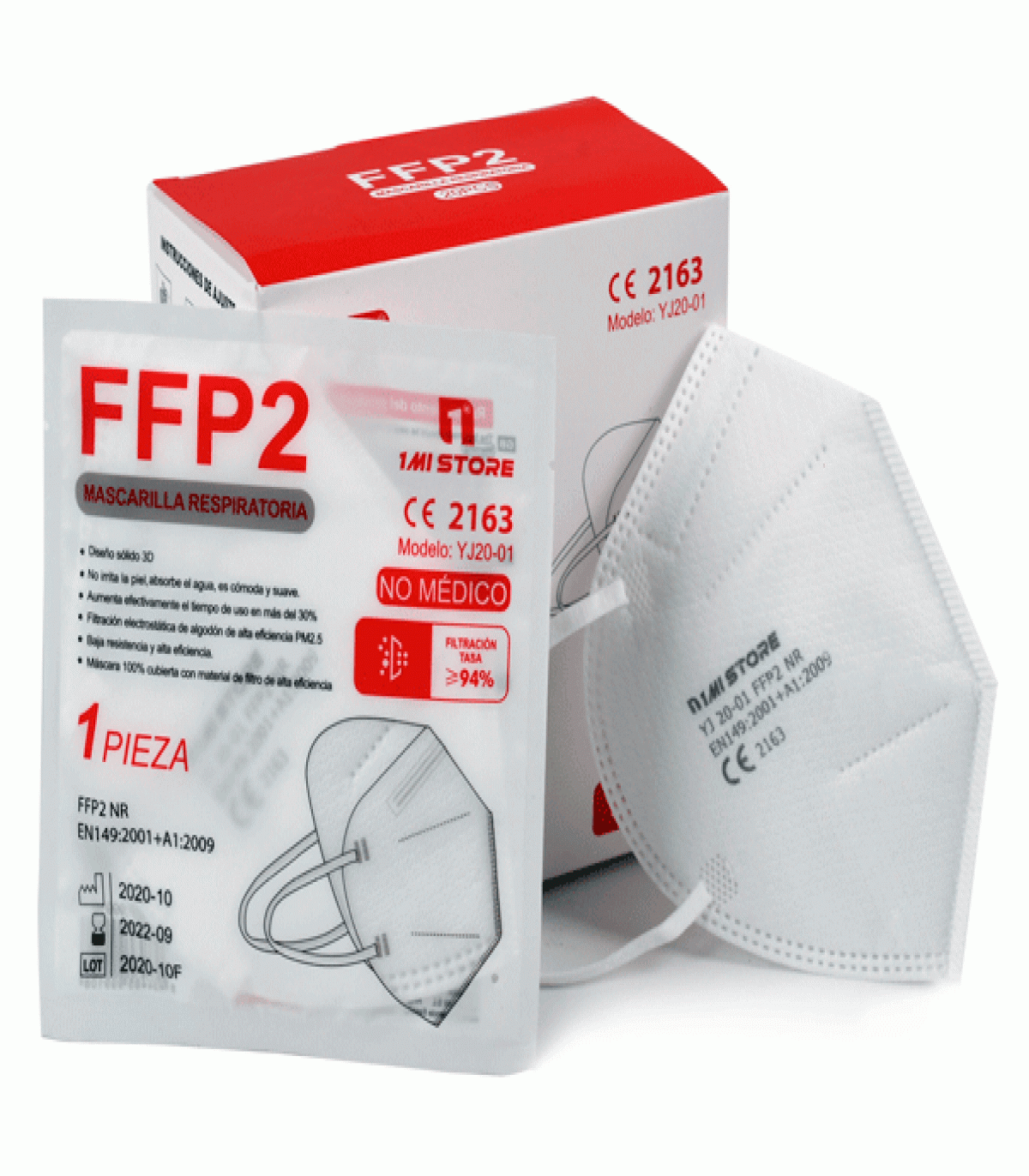 Comprar mascarilla junior ffp2 blanca - Farmacia Online Pamplona Ana Monente