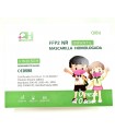 Mascarilla Infantil FFP2 NR Rosa Qibu 10 Unidades