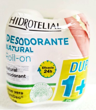 Hidrotelial Desodorante Natural Roll On Duplo 75ml + 75ml