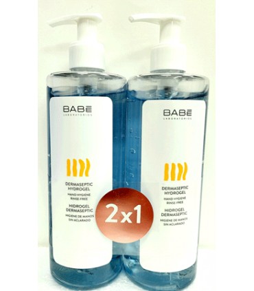 Babe Hidrogel Dermaseptic Higiene de Manos Duplo 390ml+390ml