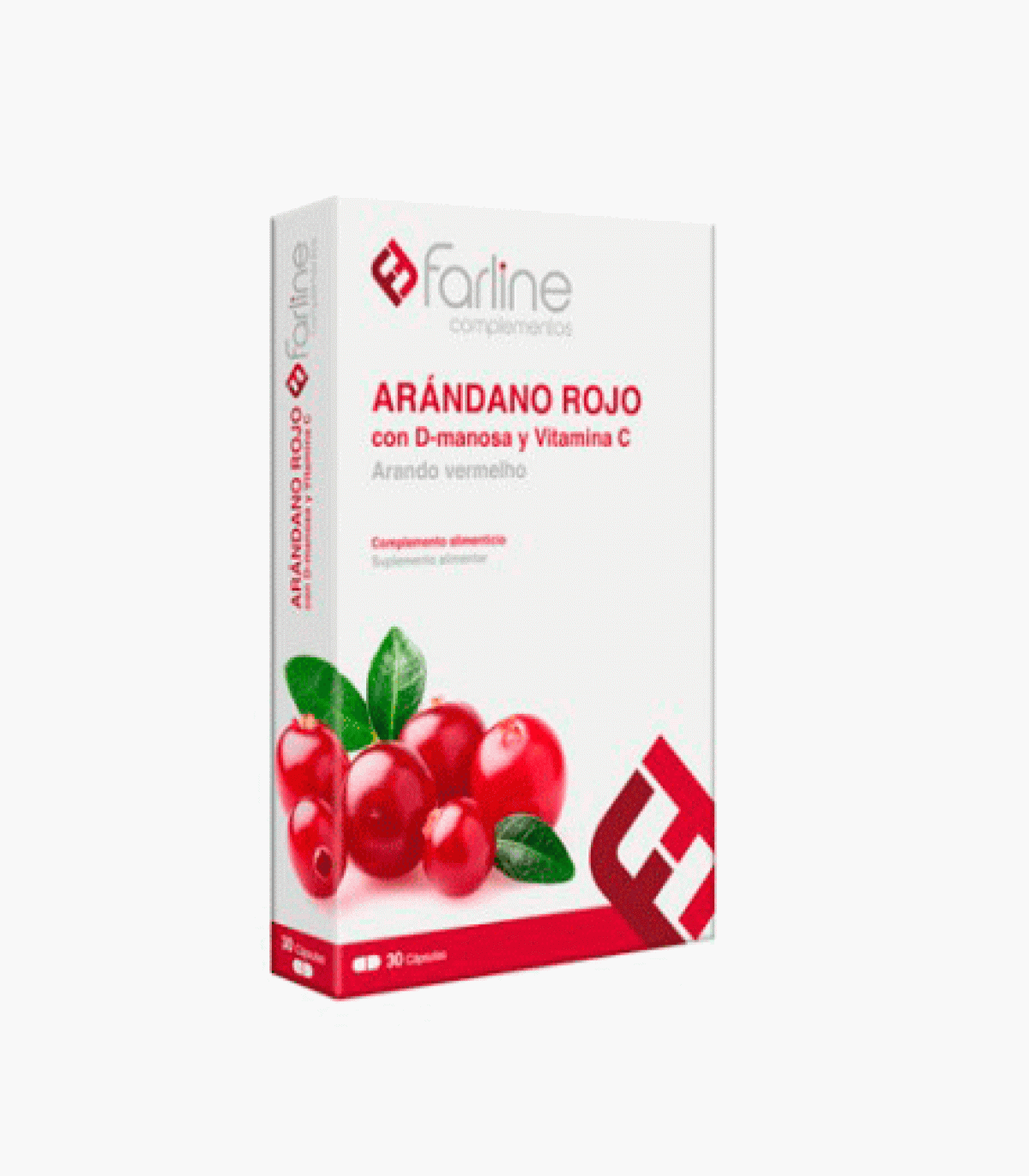 Farline Arándano Rojo 30 cápsulas + Regalo de Toallitas Higiene Intima