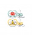 Avent Chupete Ultra Air Happy  0-6 meses 2 unidades