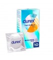 Durex Preservativos Invisible XL Extra Sensitivo 10 unidades