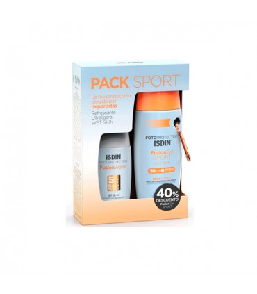 Isdin Pack Sport Fotoprotector Fusion Water Magic SPF50+ 50 ML + Fotoprotector Fusion Gel Sport SPF50+ 100 ML
