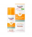 Eucerin Sun Gel Crema Oil Control Toque Seco Spf50+ Color Medio 50 Ml
